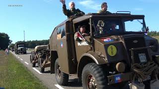 WW2 Historic Convoy  Konvooi  Colonne 75 years Operation Market Garden Valkenswaard 1492019 [upl. by Hisbe]