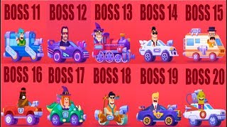 Racemasters Clash of Cars All Boss Characters Chapter 11  20 Gameplay Walkthrough ios  android [upl. by Ajat]