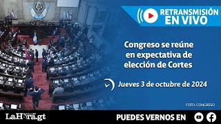 Retransmisión Congreso se reúne en expectativa de elección de Cortes [upl. by Natan]