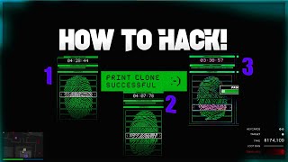 EASY PRINT CLONER HACKING GUIDE GTA 5 Online Cayo Perico Heist Fingerprint Hack [upl. by Allyce449]