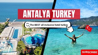 The BEST all inclusive hotel in Antalya TURKEY  Baia Salima Kemer hotel baiakemerclub8759 [upl. by Aggappera]