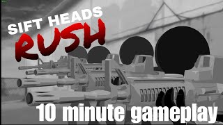 Sift Heads Rush  10Minute Early Access Gameplay [upl. by Eshelman]