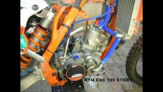 KTM exc 125 PROJECT STORY 1 [upl. by Zendah]