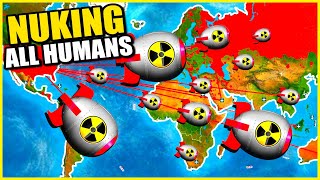 I Tried NUKING All 7124543962 Humans Until Civilization Ends Plague Inc [upl. by Ariamat]