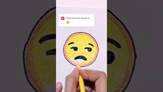 Unamused Face 😒 Emoji Drawing viralvideo trending shorts ytshorts drawing emoji [upl. by Robert]