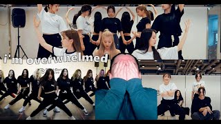 이달의 소녀 LOONA CHERRY BOMB 엔시티 127 DANCE COVER  PTT PAINT THE TOWN DANCE PRACTICE  REACTION [upl. by Notnelc]