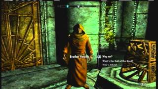 The Elder Scrolls V Skyrim  Investigate The Hall Of The Dead with Commentary [upl. by Nylasej]