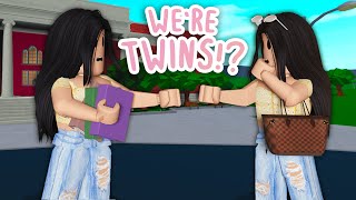 I FOUND MY LONG LOST TWIN in BROOKHAVEN Roblox [upl. by Imot]