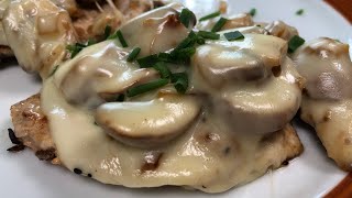 Schweine Koteletts mit Champignons und Käse überbacken 😋einfaches und leckeres Rezept 🤌 [upl. by Astraea293]