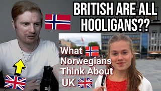 Reaction To What Norwegians Think About British People [upl. by Itoc]