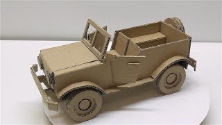 How to make a car from cardboard [upl. by Yramesor]