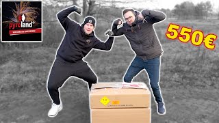 550€ Pyroland SILVESTER Feuerwerk Unboxing 20232024💥🎆 [upl. by Anem349]