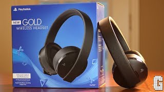 The NEW 2018 Sony Playstation Gold Wireless Headset REVIEW [upl. by Nyram]