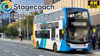 Stagecoach 313 Stockport to Manchester Airport Cargo Centre via Cheadle Hulme ADL Enviro400MMC [upl. by Tuddor]