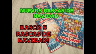 ESPECIAL RASCAS DE NAVIDAD 2021 INVERTIMOS 25 EUROS EN TARJETAS RASPA DE LA ONCE [upl. by Tnecillim]