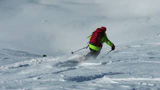 7 Rotazione degli arti inferiori  Tecnica di Sci Fuoripista  art of skiing  ski mountaineering [upl. by Eniahs]