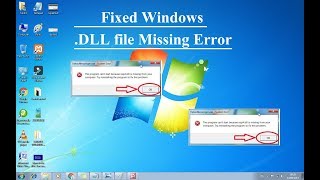 How to Fix All DLL Missing File Error in Windows PC  Windows 7XPVistaService Pack 12 [upl. by Ytteb785]