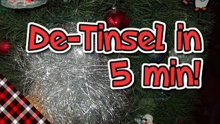 Detinsel the Tree in Less Than 5 minutes [upl. by Casady714]