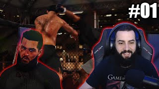 A PROMESSA DO MEIO PESADO MODO CARREIRA Ep1 UFC 4 [upl. by Ahsemit11]