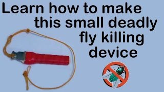 Fly Killing Sling Gun Kill flies with this fun small inexpensive homemade device [upl. by Nolava]