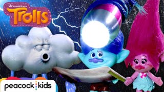 Trolls Save Their Party from Cloud Guys Accidental Thunderstorm  TROLLS TOYMOTION [upl. by Airbma]