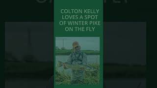 Colton Kelly Winter Pike on the Fly fishing pikefishing flyfishing [upl. by Killian]