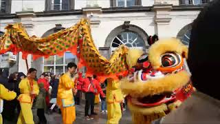 Défilé de la danse du dragon pour célébrer le NOUVEL AN CHINOIS apprendre la culture chinoise [upl. by Emlyn]