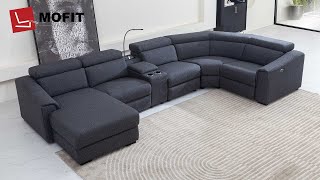 PRODUCT SPOTLIGHT BRYCE POWER RECLINING SECTIONAL  WGampR Furniture [upl. by Kingsly]