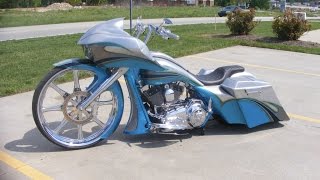 Custom Cycles LTD CVO Road Glide Bagger 30 inch wheel Harley Davidson [upl. by Ardnued25]