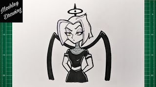 How to Draw Lute from Hazbin Hotel [upl. by Jacobine]