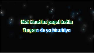 Arijit Gima Awards  Karaoke with Lyrics [upl. by Shaya]