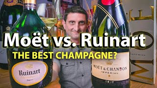 Ruinart vs Moët amp Chandon Tasting the BEST Champagne Brands [upl. by Lovell]