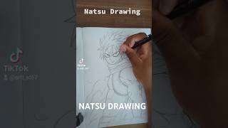 NATSU DRAGNEEL SPEED DRAWING anime fairytail [upl. by Maillij]