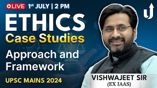 🔴FREE Ethics Class  Framework for Ethics Case Studies  Vishwajeet sir ExIAAS  LevelUp IAS [upl. by Roti]