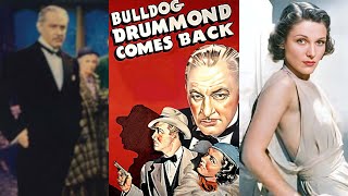 BULLDOG DRUMMOND COMES BACK 1937 John Barrymore amp Louise Campbell  Adventure Crime Drama  BampW [upl. by Schramke]