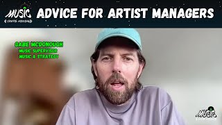 The Qualities of a Good Music Manager with Music Supervisor and Manager Gabe McDonough [upl. by Aicitan]