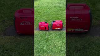 Honda EU20i amp EU10i Inverter Generator Running Together [upl. by Gisele]