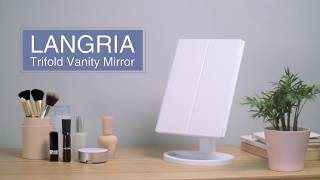 LANGRIA Trifold Vanity Mirror [upl. by Violette]