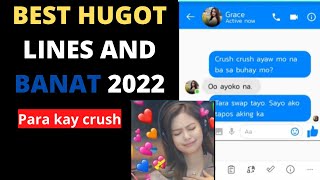 Best Hugot Lines and Banat 2022  Super Kilig Moments  para kay crush [upl. by Nospmoht]