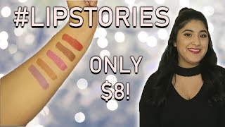 8 Sephora Lipsticks lipstories SwatchesTryon [upl. by Jandel]