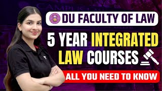 5 YEAR Integrated law course in Delhi University  Faculty of Law DU BALLB BBALLB  DU LLB [upl. by Swithin]