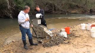 Gold Hog Highbanker  Gold Hog Dredge  Sluice Box [upl. by Demott796]