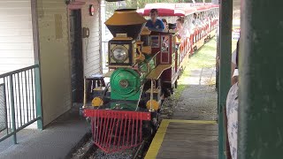 Storytown Train at Six Flags Great Escape • Full Train Ride • 2023 4K [upl. by Reizarf655]