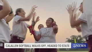 More reaction from Calallen Softballs epic region final win [upl. by Llevol]