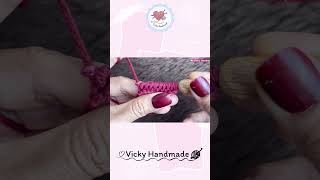 Easy Tunisian Crochet Bow Hair Tie 🎀  Crochet Tutorial [upl. by Honebein]