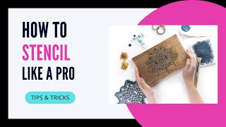 How to Stencil Like a Pro 3 tips and techniques for beginners [upl. by Rennane55]