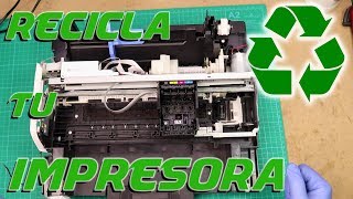 reciclar impresora de tinta ¿podemos reciclar algo [upl. by Tannie]