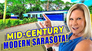 Stunning Mid Century Modern Homes In Sarasota Florida A MUSTSEE  Florida Real Estate Agent [upl. by Berlinda]