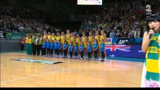 Dami Im  Australian National Anthem  Netball Aust Vs NZ [upl. by Trelu816]