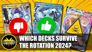 Which Decks Are Bad  Still Good  Gone After Rotation 2024 Pokemon TCG [upl. by Heppman]